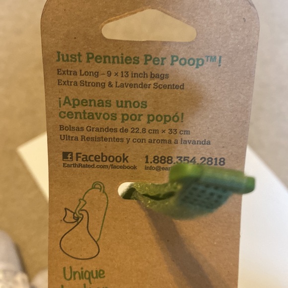 Bandanna & Poop Bags w/Holder Extra Strong Bags Lavender Scent 9x13in Dog 2/$20* - Picture 4 of 7